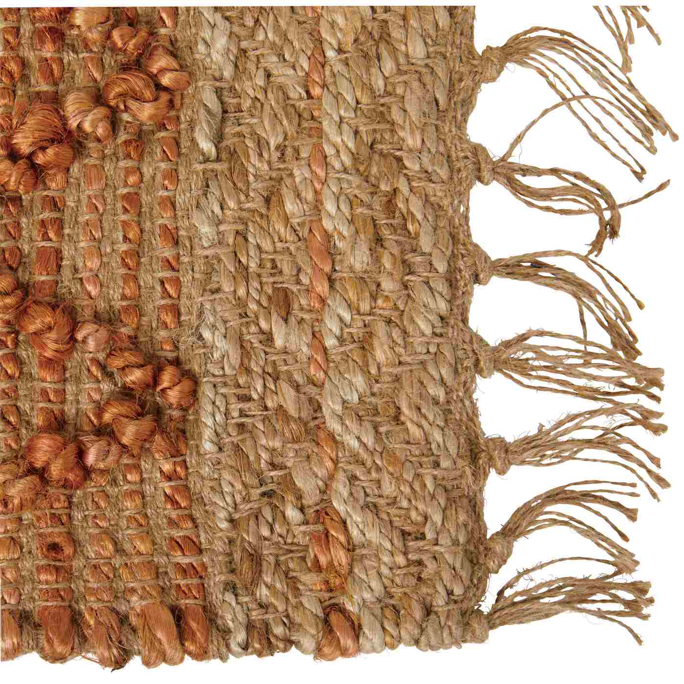 Haven + Key Jute Accent Rug - Terracotta; image 2 of 2