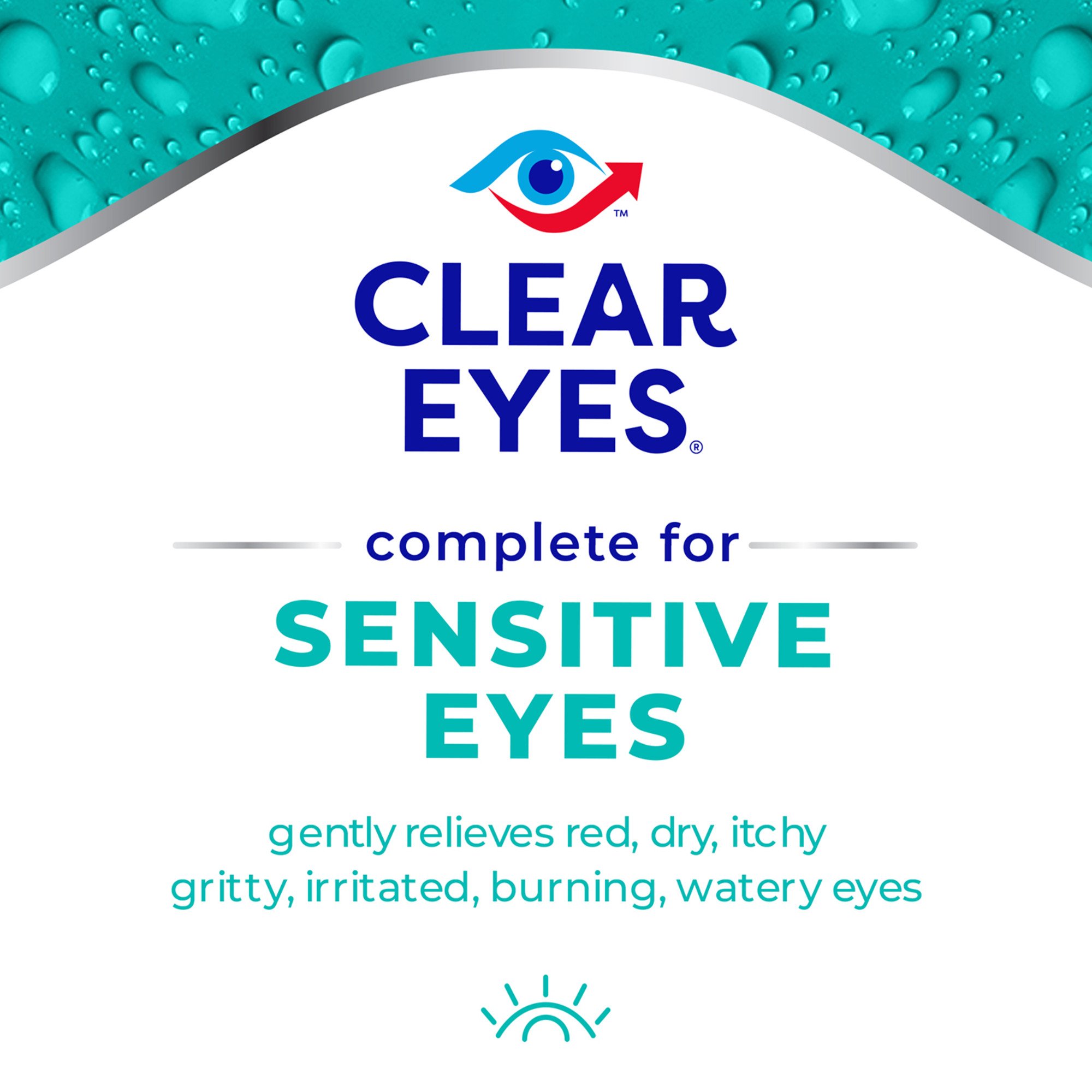 Clear Eyes Sensitive Eyes Eye Drops - Shop Eye Drops & Lubricants at H-E-B