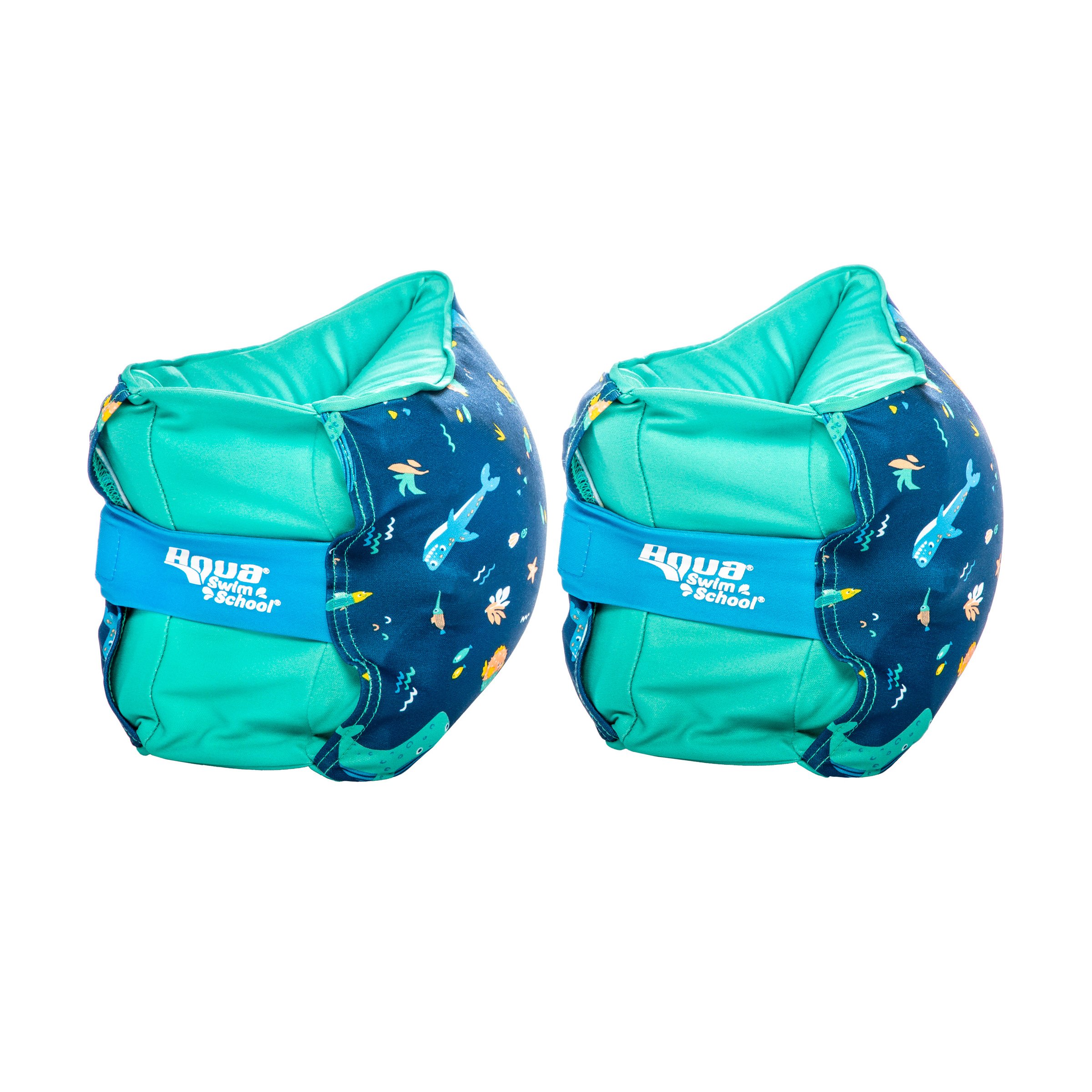 Swim School Kids Fabric Arm Floats Blue Shop Floats at HEB