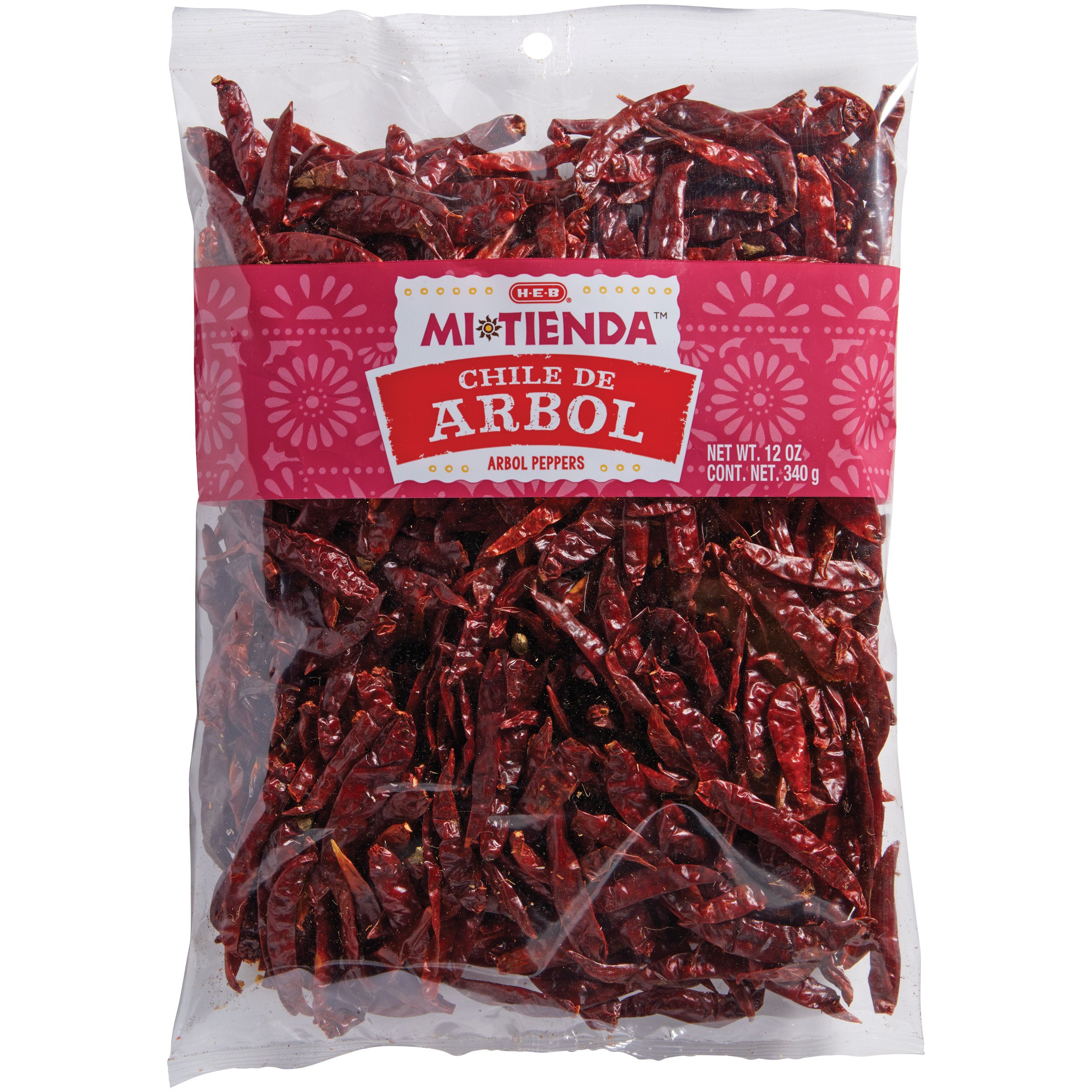 Mi Tienda Dried Chile de Arbol Peppers Shop Vegetables at HEB