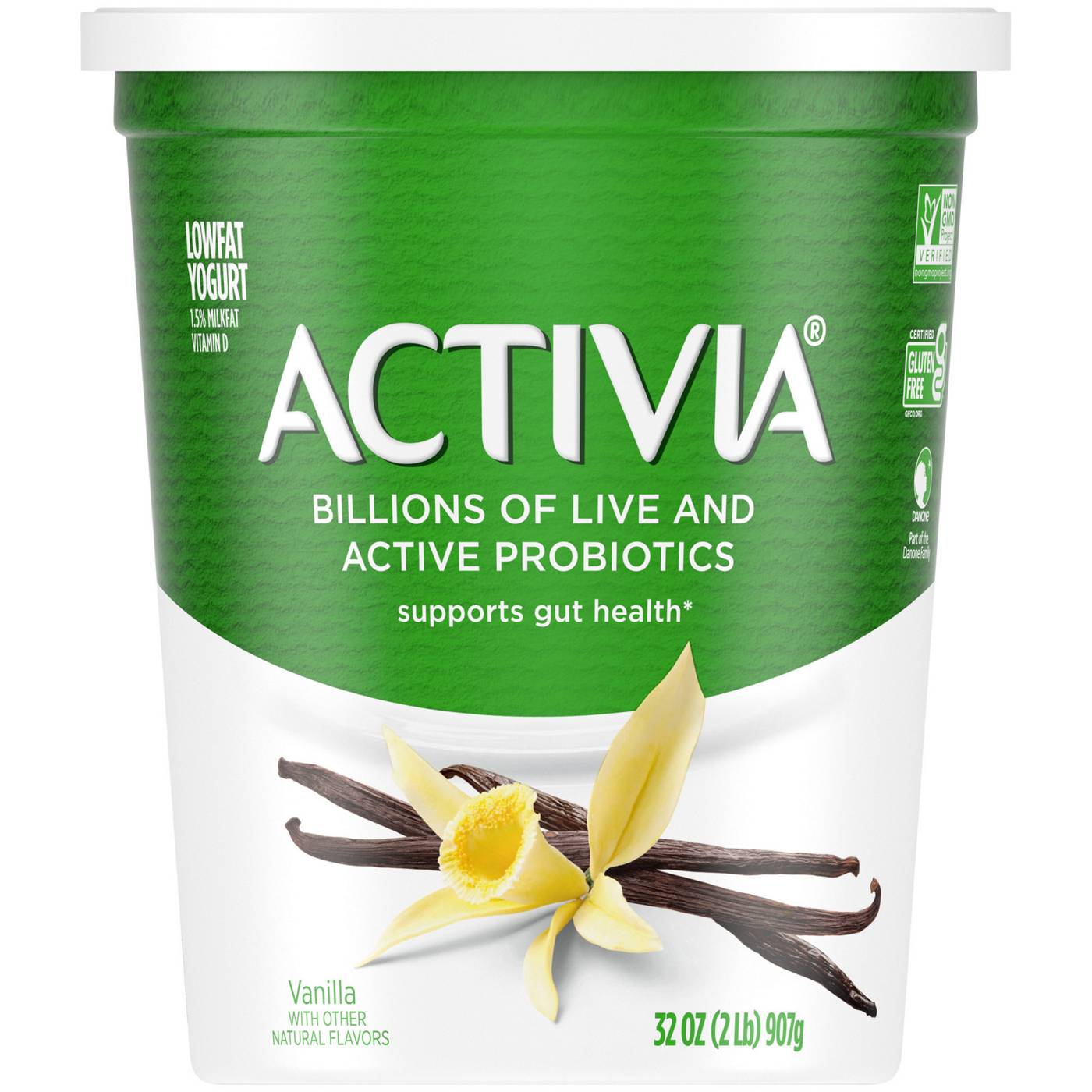Activia Lowfat Probiotic Vanilla Yogurt Shop Yogurt at HEB