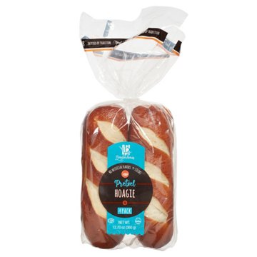 Backerhaus Pretzel Hoagie Rolls, 4 ct