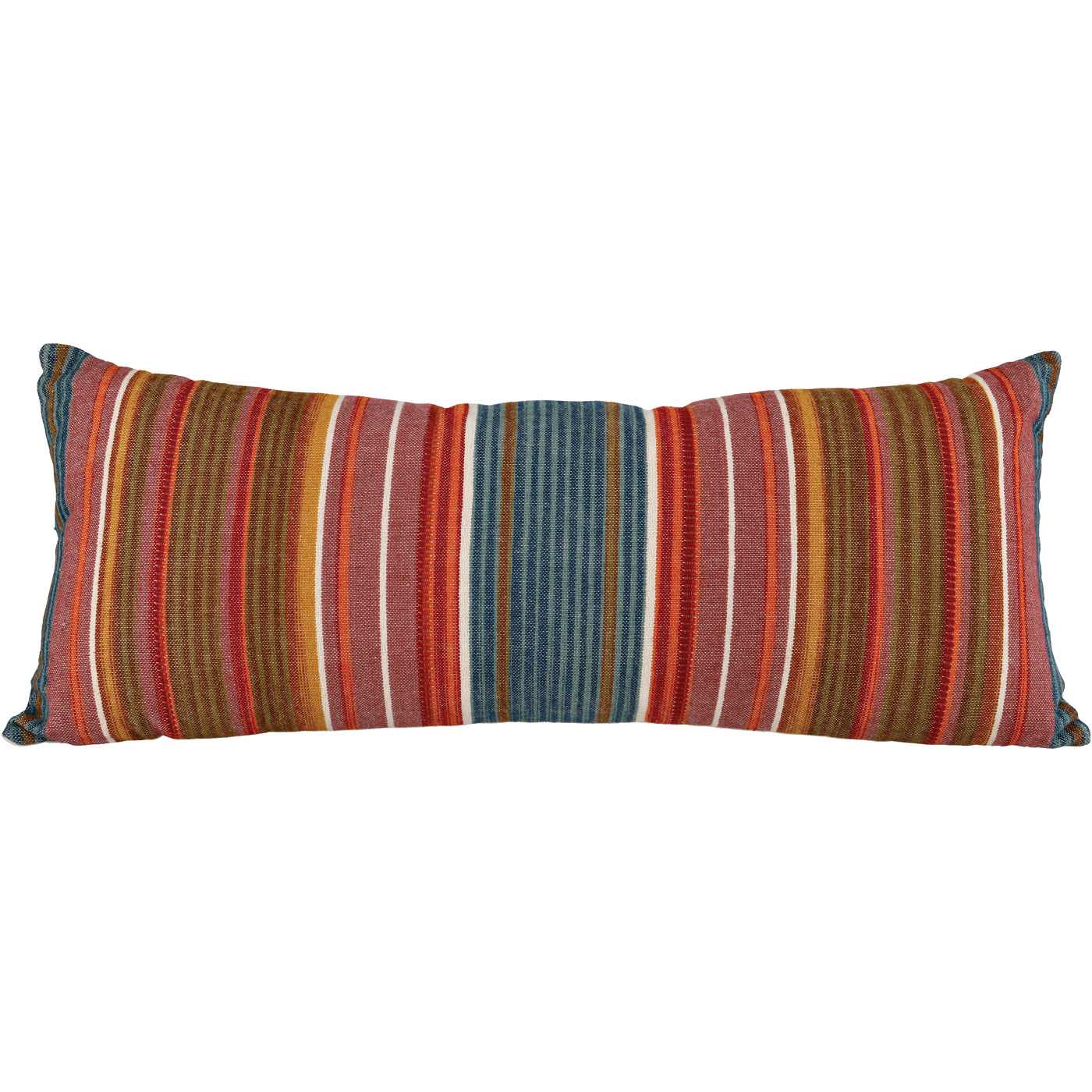 Haven + Key Striped Lumbar Throw Pillow – Multicolored; image 1 of 3