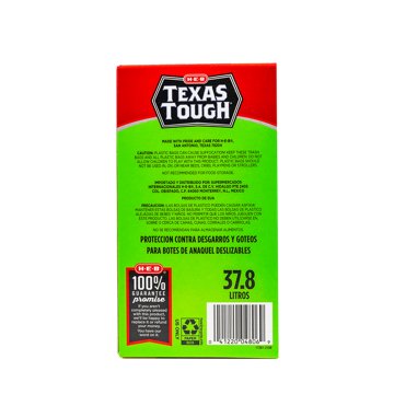 H-E-B Texas Tough Drawstring Trash Bags, 10 Gallon, 35 ct