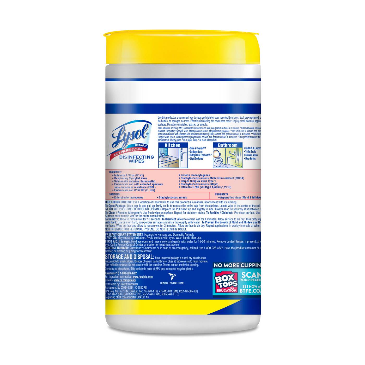 Lysol Lemon & Lime Blossom Disinfecting Wipes; image 4 of 6