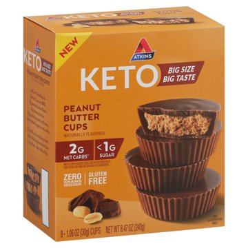 Atkins Keto Peanut Butter Cups, 8 ct