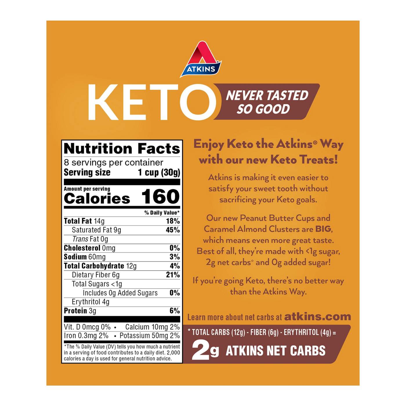 Atkins Keto Peanut Butter Cup; image 3 of 4
