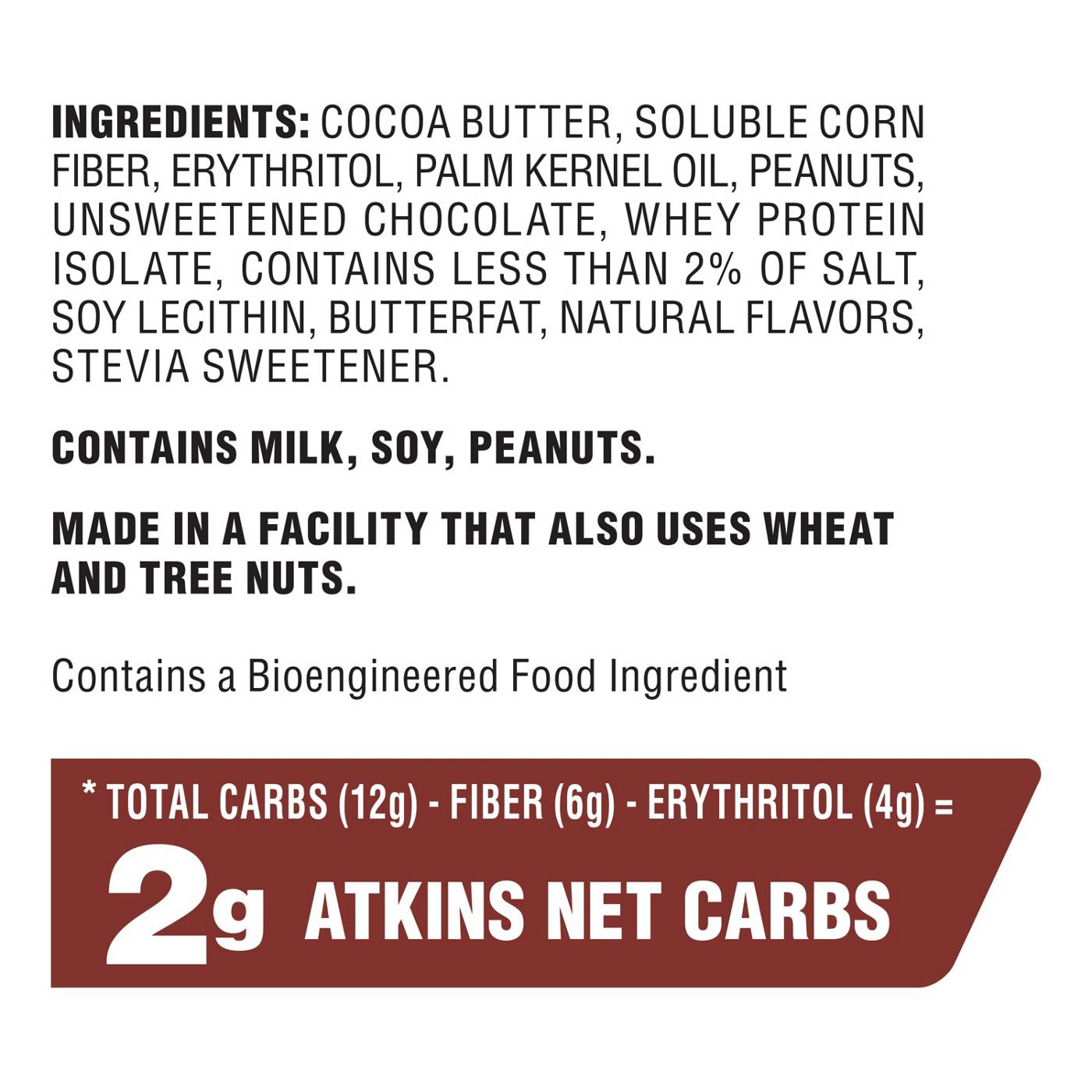 Atkins Keto Peanut Butter Cup; image 4 of 4