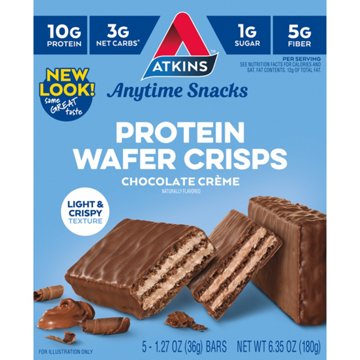 Atkins Protein Wafer Crisps - Chocolate Crème