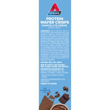 Atkins Protein Wafer Crisps - Chocolate Crème