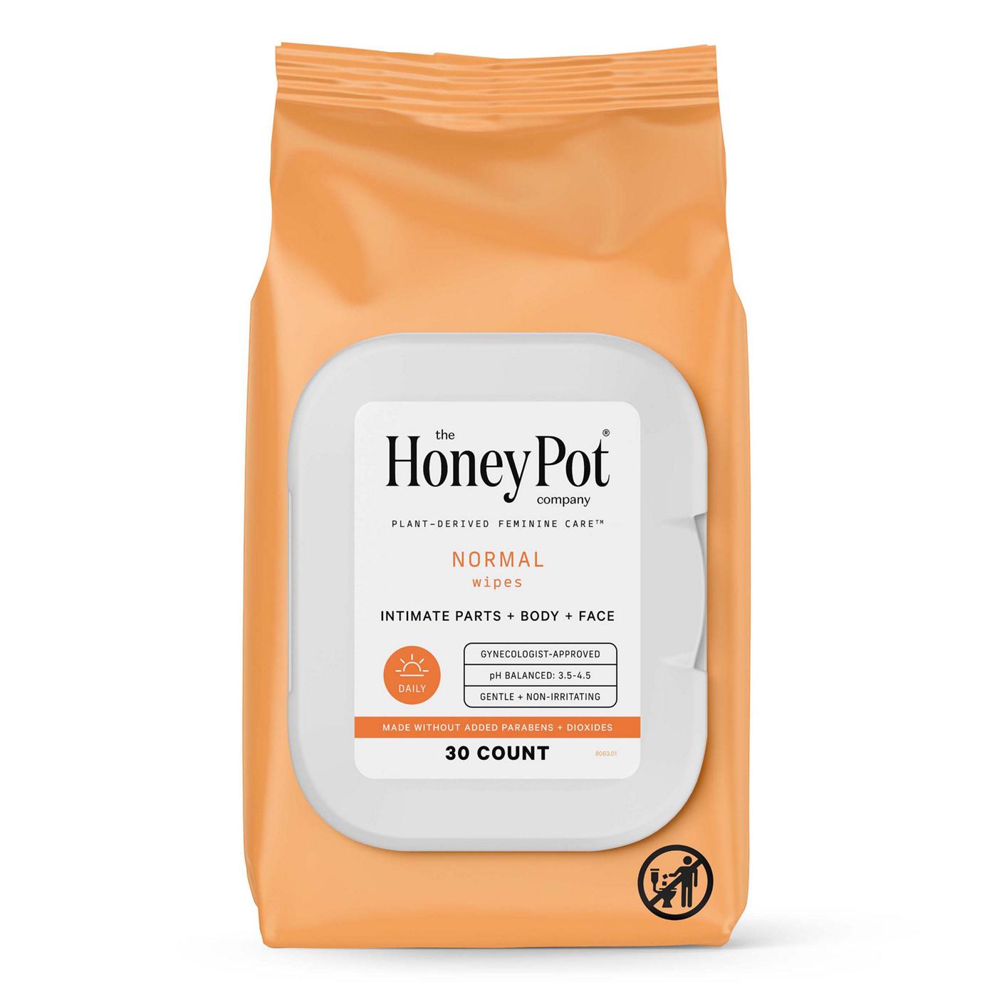 The Honey Pot Normal Wipes; image 1 of 3