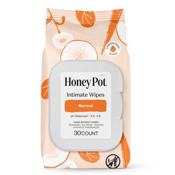 The Honey Pot Normal Wipes, 30 ct