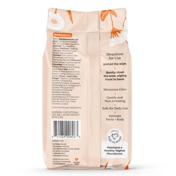The Honey Pot Normal Wipes, 30 ct