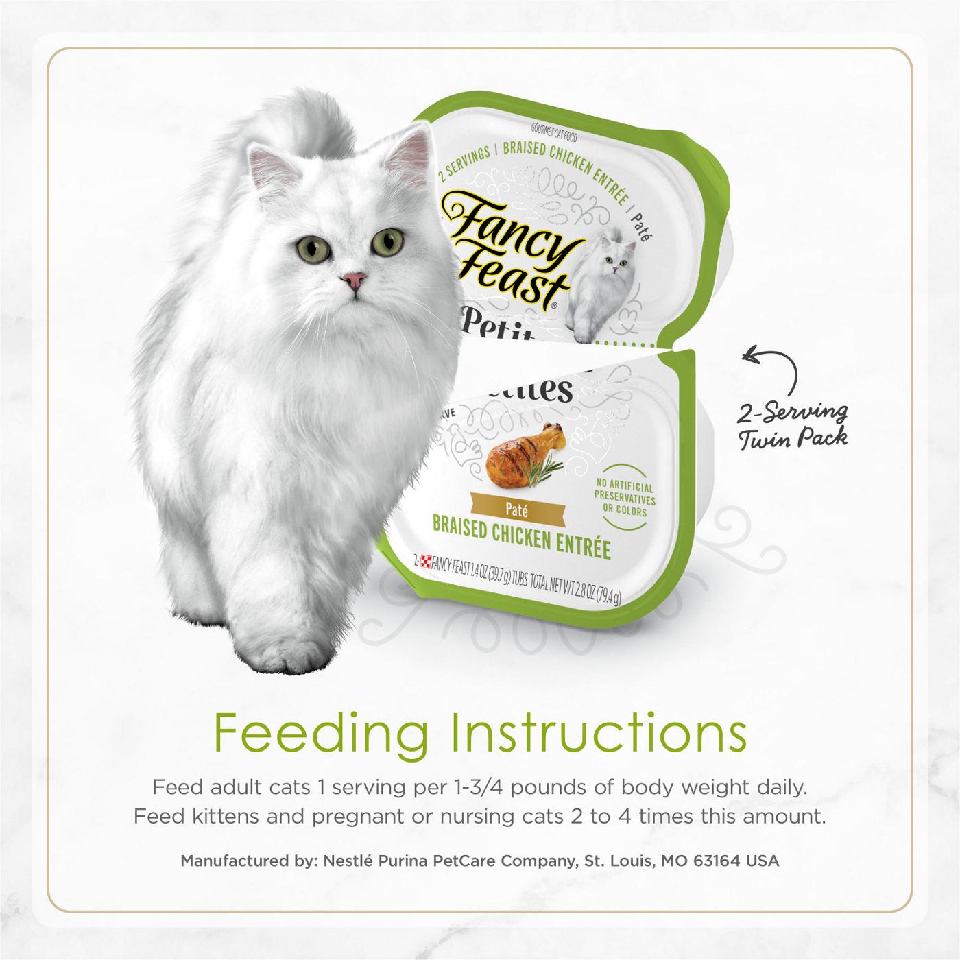 Fancy Feast Purina Fancy Feast Petites Gourmet Wet Cat Food Pate, Petites Braised Chicken Entree; image 3 of 5