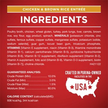 Purina ONE Tender Cuts in Gravy Entrees Wet Dog Food Variety Pack - Chicken and Brown Rice, and Beef and Barley