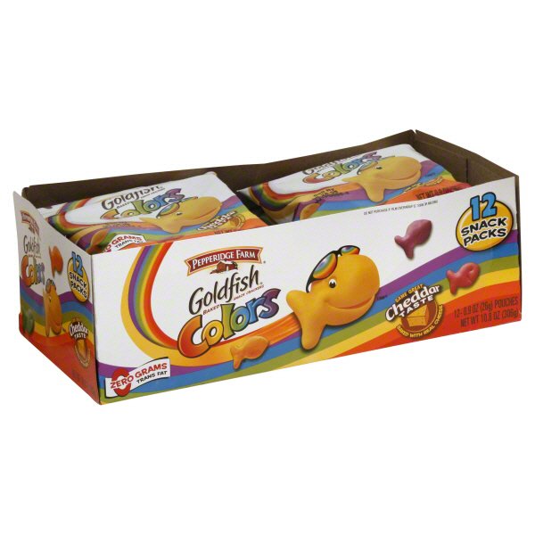 Pepperidge Farm Goldfish Colors Snack Packs Shop Crackers & Breadsticks at HEB