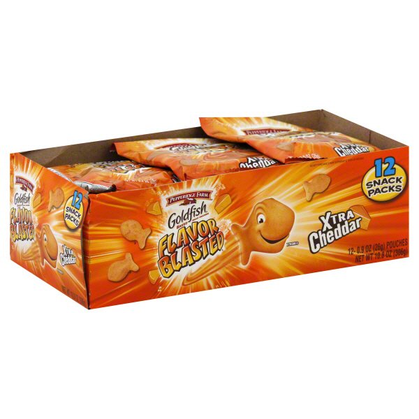 Pepperidge Farm Goldfish Flavor Blasted Xtra Cheddar Snack Packs - Shop ...