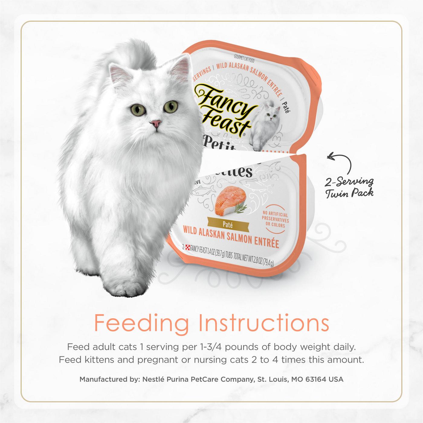 Fancy Feast Purina Fancy Feast Gourmet Pate Wet Cat Food, Petites Wild Alaskan Salmon Entree; image 4 of 5