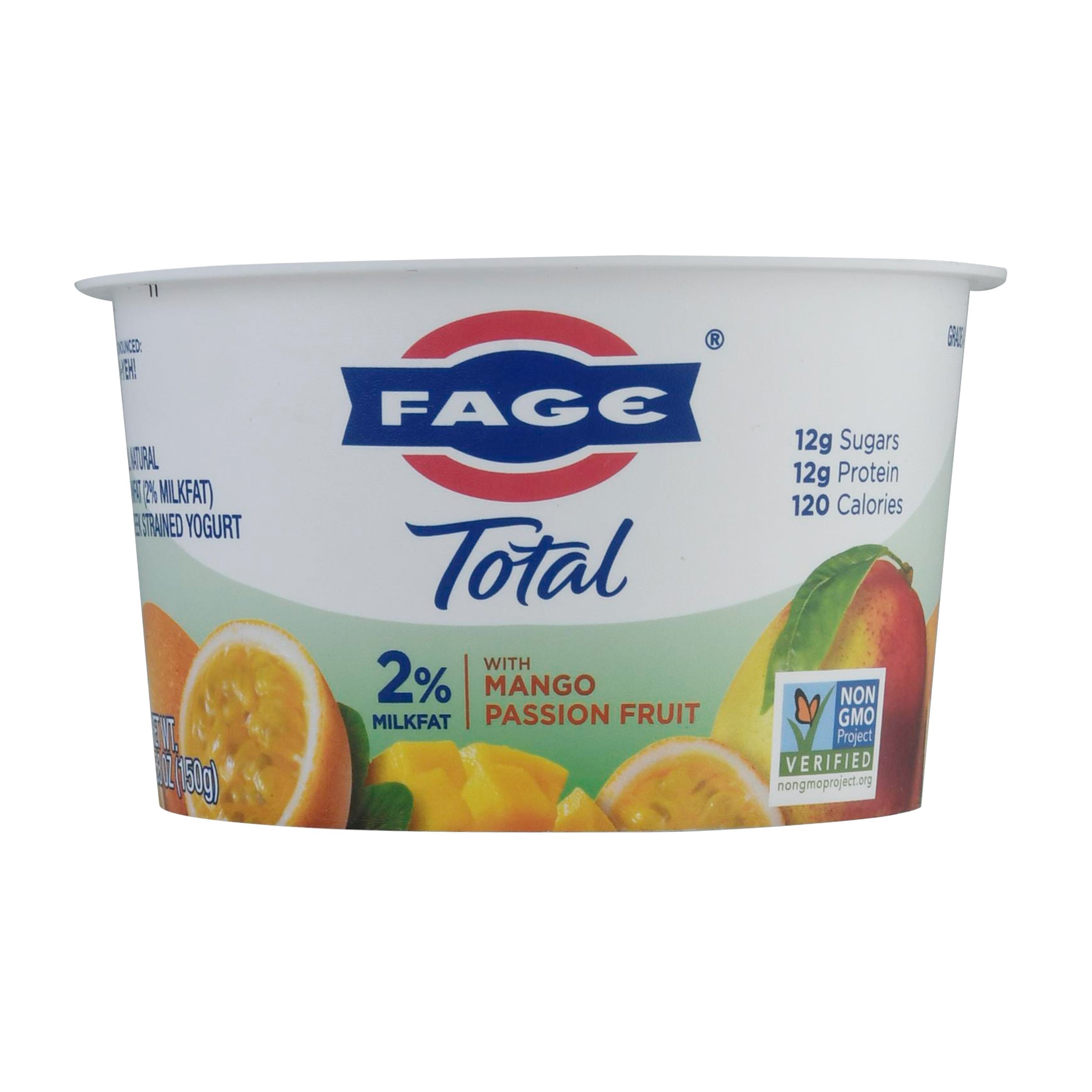 Fage Total 2 LowFat Mango Passion Fruit Greek Yogurt Shop Yogurt at