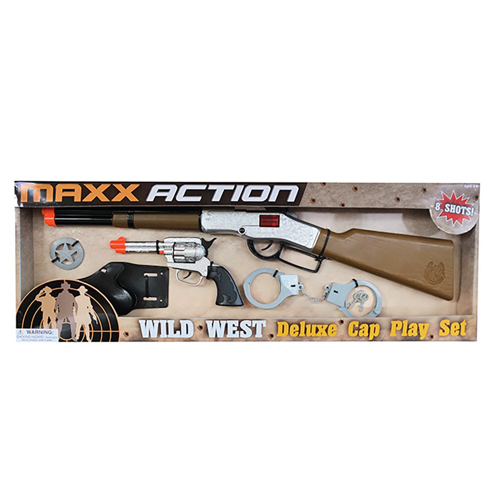 Sunny Days Entertainment Maxx Action Deluxe Wild West Cap Playset