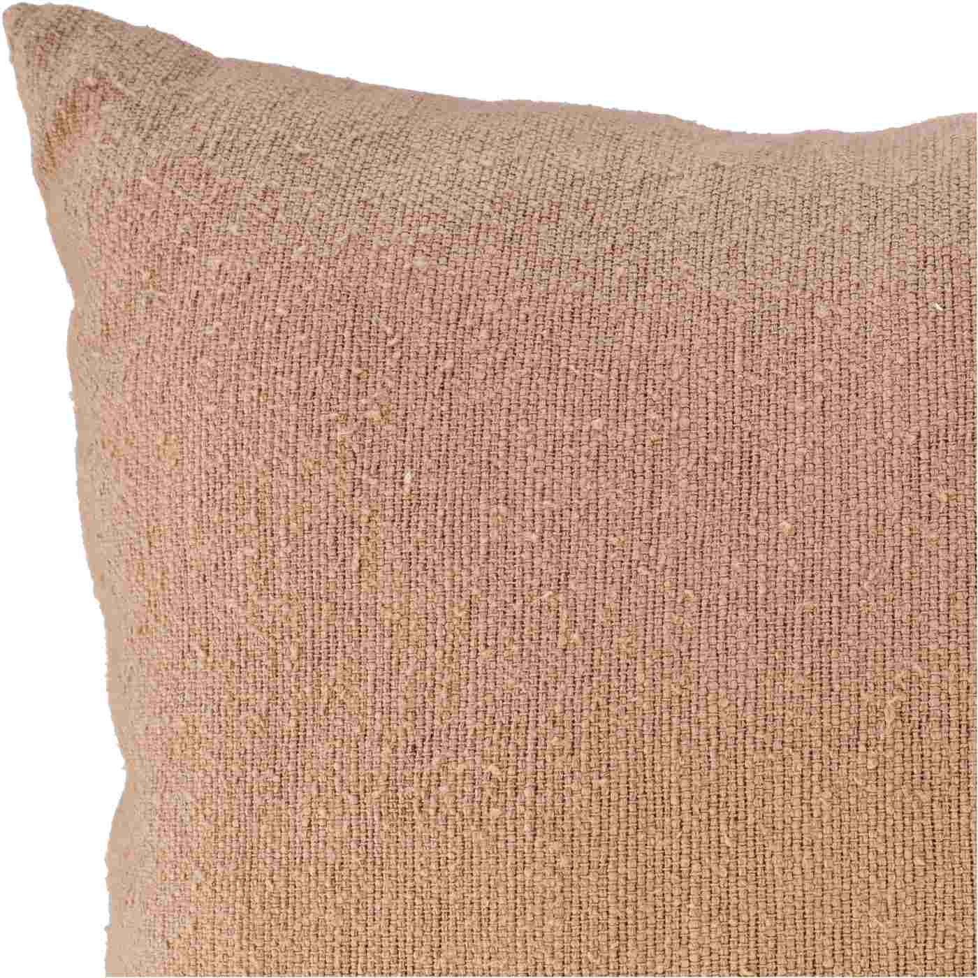 Haven + Key Textured Throw Pillow – Wild Mushroom; image 3 of 3