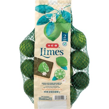 H-E-B Fresh Limes, 2 lb bag