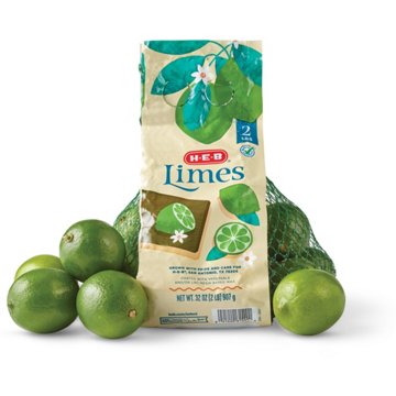H-E-B Fresh Limes, 2 lb bag