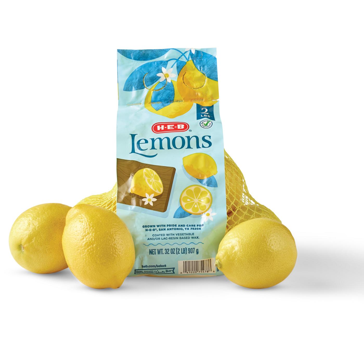 H-E-B Fresh Lemons; image 2 of 2