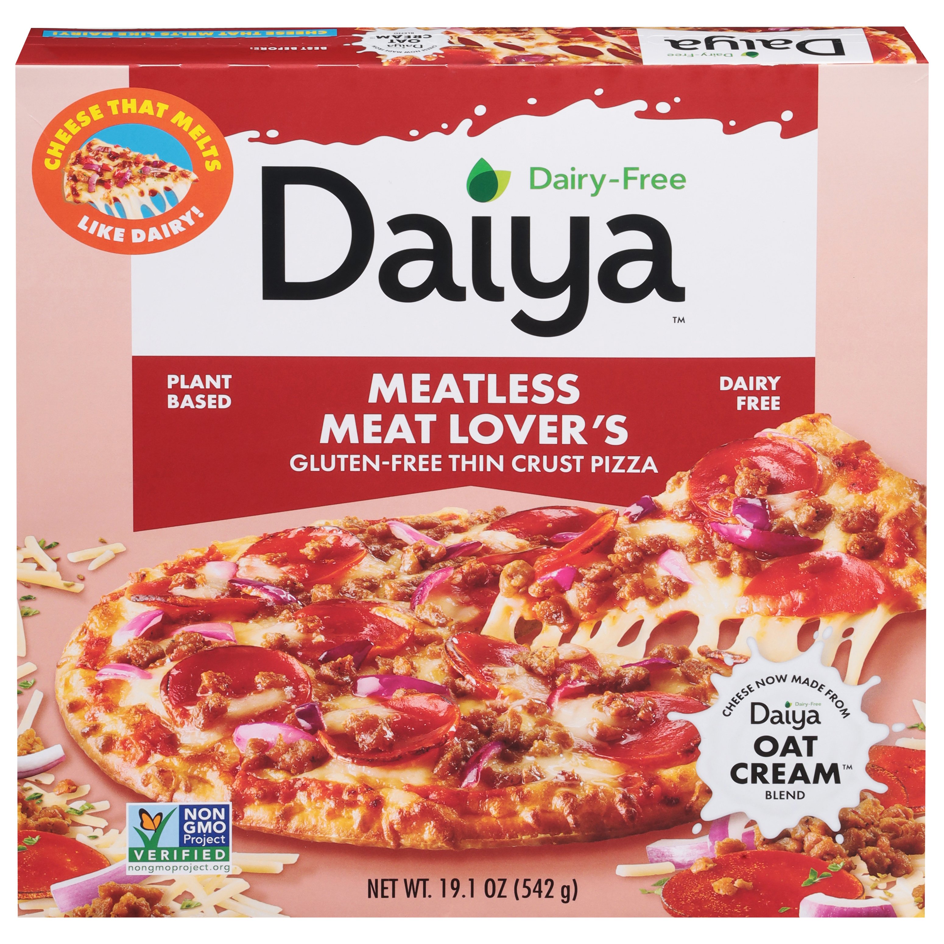 Daiya Thin Crust Frozen Pizza Meatless Meat Lover's Shop Pizza at HEB