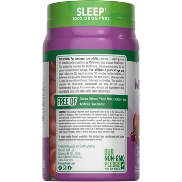 Nature's Truth Low Dose Melatonin 1mg Gummies - Cherry Pomegranate