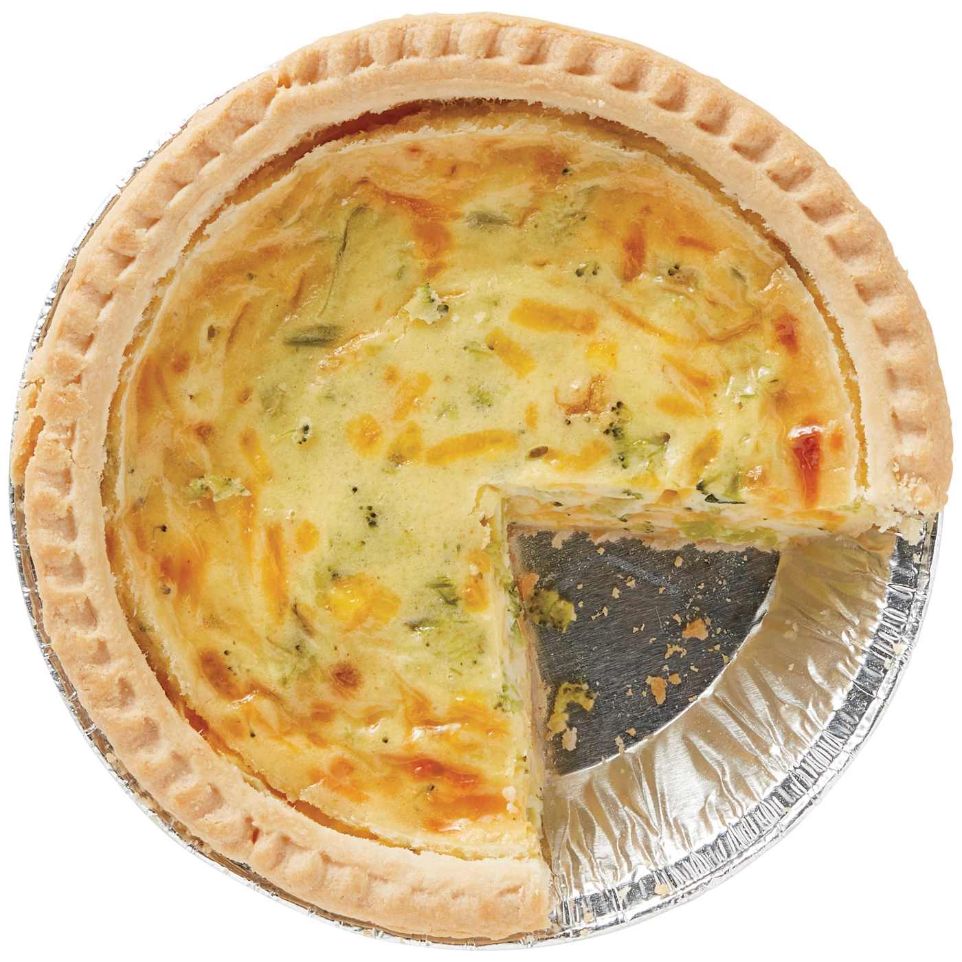 Meal Simple by H-E-B Broccoli Cheddar Quiche - Small; image 1 of 3