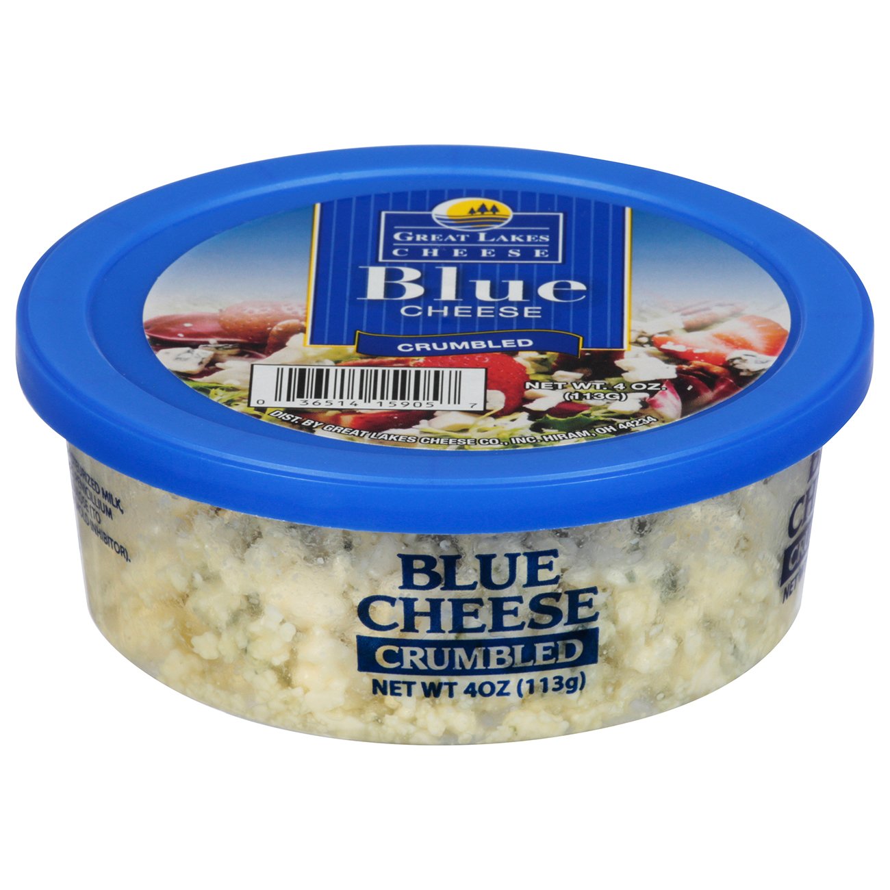 Great Lakes Cheese Blue Cheese Crumbles, 4 oz