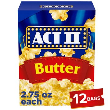ACT II Butter Microwave Popcorn Bags
