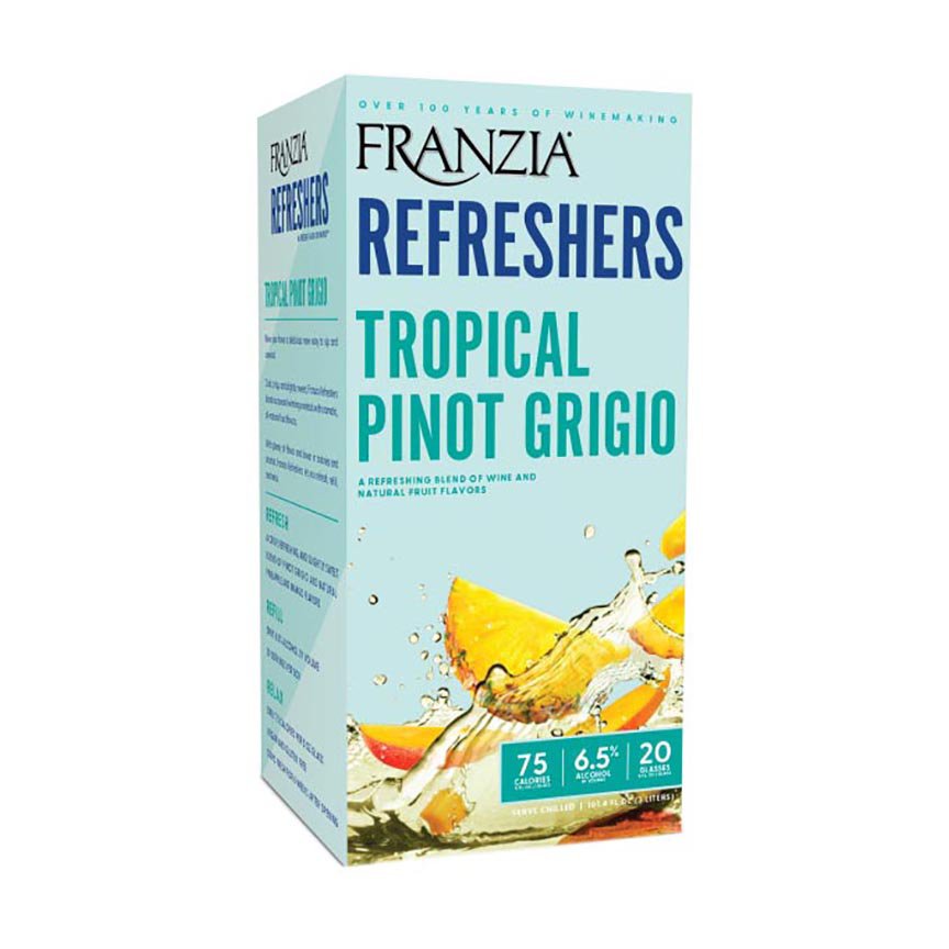 Franzia Refreshers Tropical Pinot Grigio Shop Wine at HEB