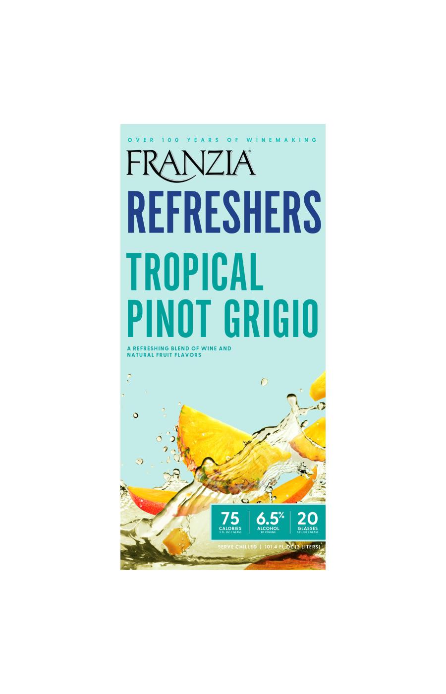 Franzia Refreshers Tropical Pinot Grigio; image 3 of 3