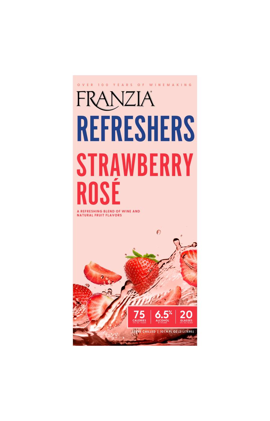 Franzia Refreshers Strawberry Rose; image 3 of 3