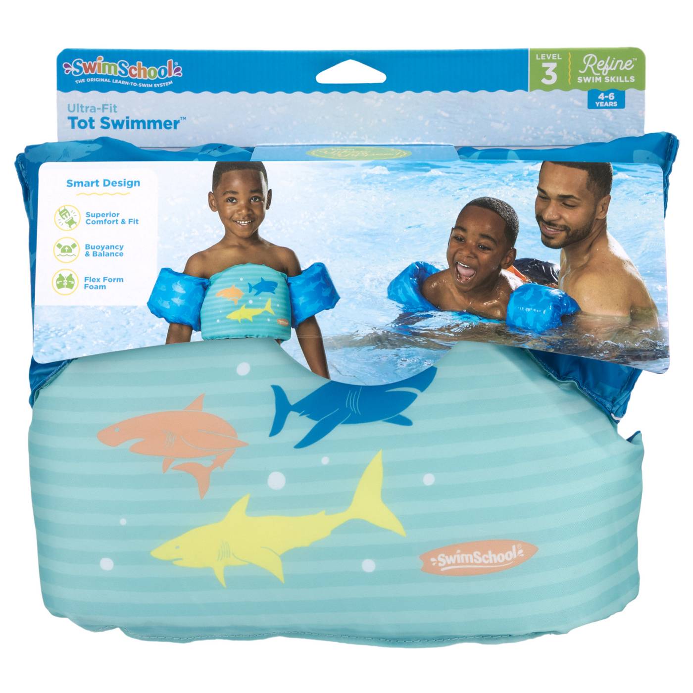 Swim School Ultra-Fit Tot Swimmer - Blue; image 1 of 2