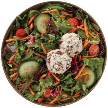 Meal Simple by H-E-B Garden Entrée Salad & Cranberry Pecan Turkey Salad