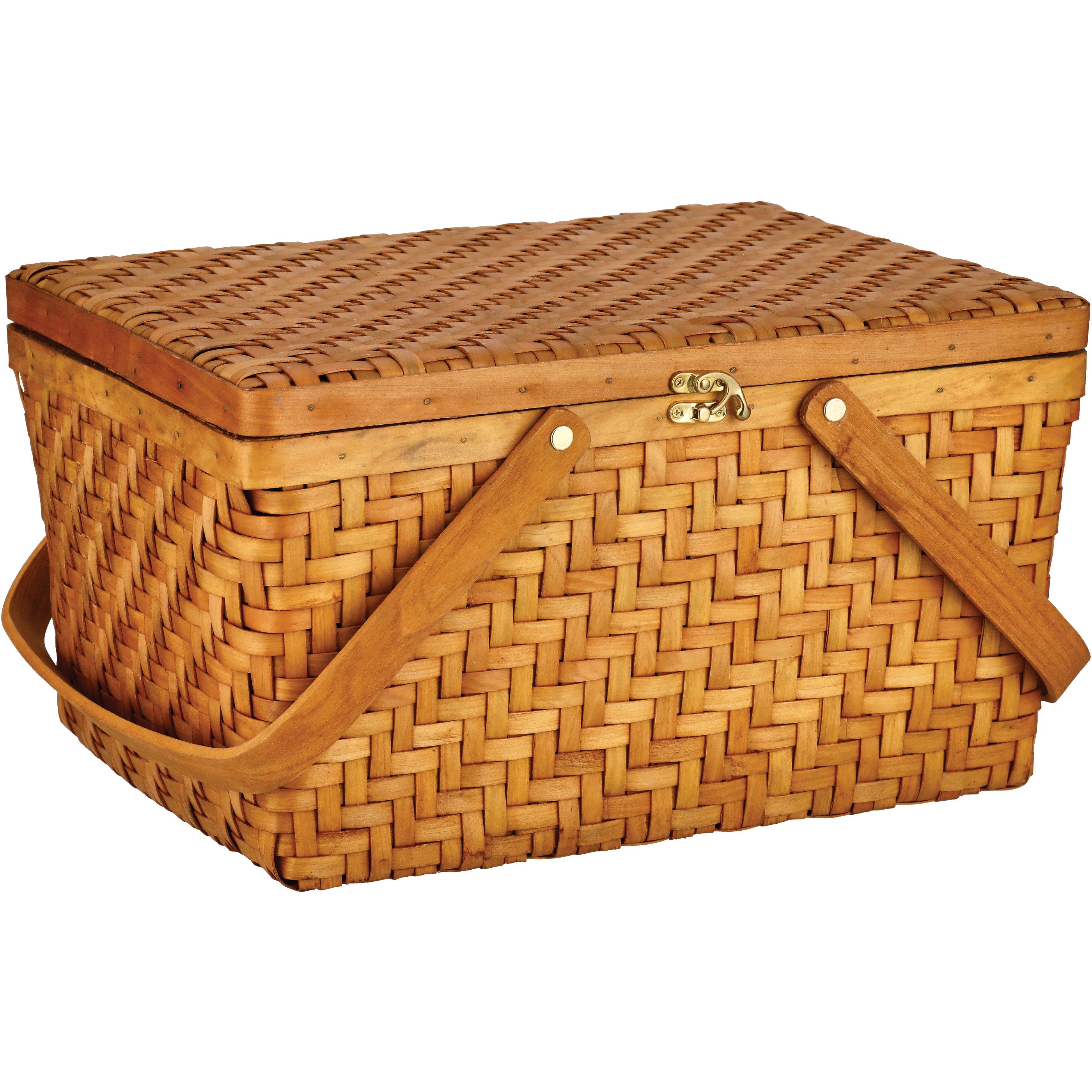 Destination Holiday Chipwood Picnic Basket Shop Storage Bins at HEB