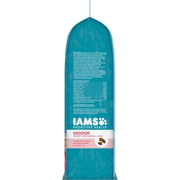 IAMS Proactive Health Adult Indoor Weight & Hairball Care Dry Cat Food - Salmon
