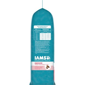 IAMS Proactive Health Adult Indoor Weight & Hairball Care Dry Cat Food - Salmon