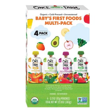 Once Upon a Farm Baby's First Foods Organic Pouches - Multi-Pack