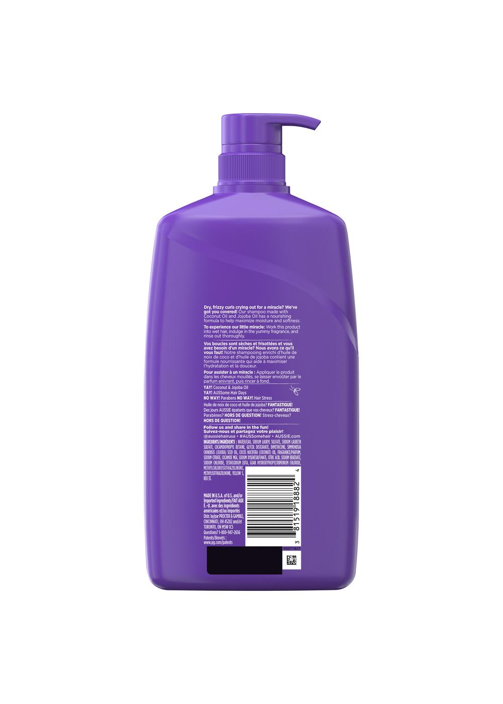 Aussie Miracle Curls Shampoo - Coconut & Jojoba Oil; image 10 of 10