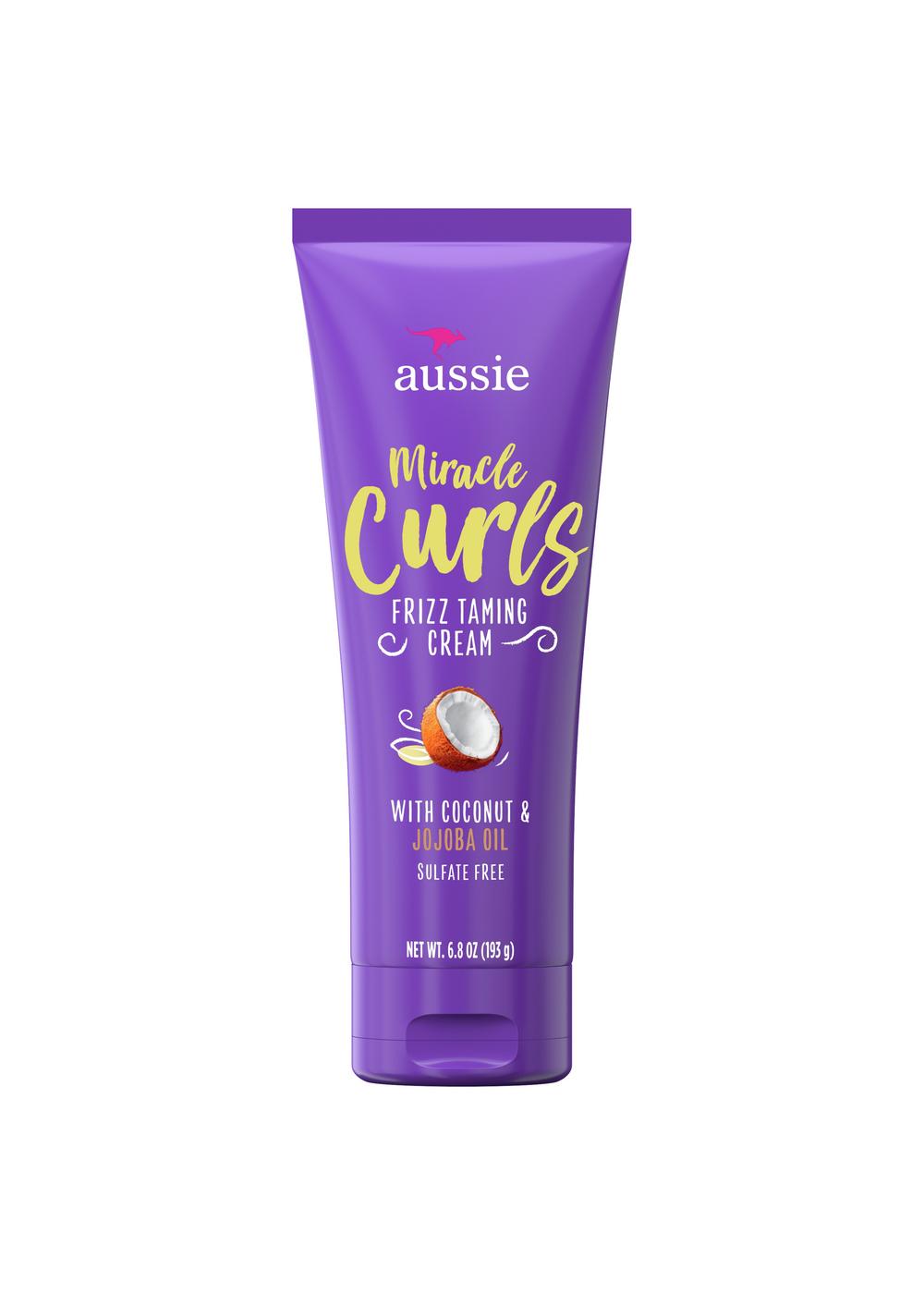 Aussie Miracle Curls Frizz Taming Cream; image 1 of 11