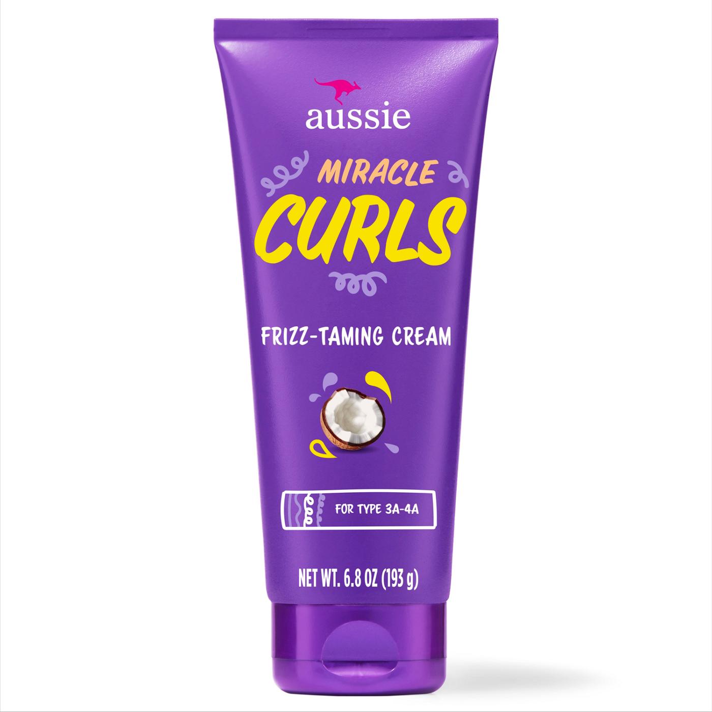 Aussie Miracle Curls Frizz Taming Cream; image 1 of 11