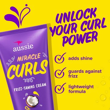 Aussie Miracle Curls Frizz Taming Cream