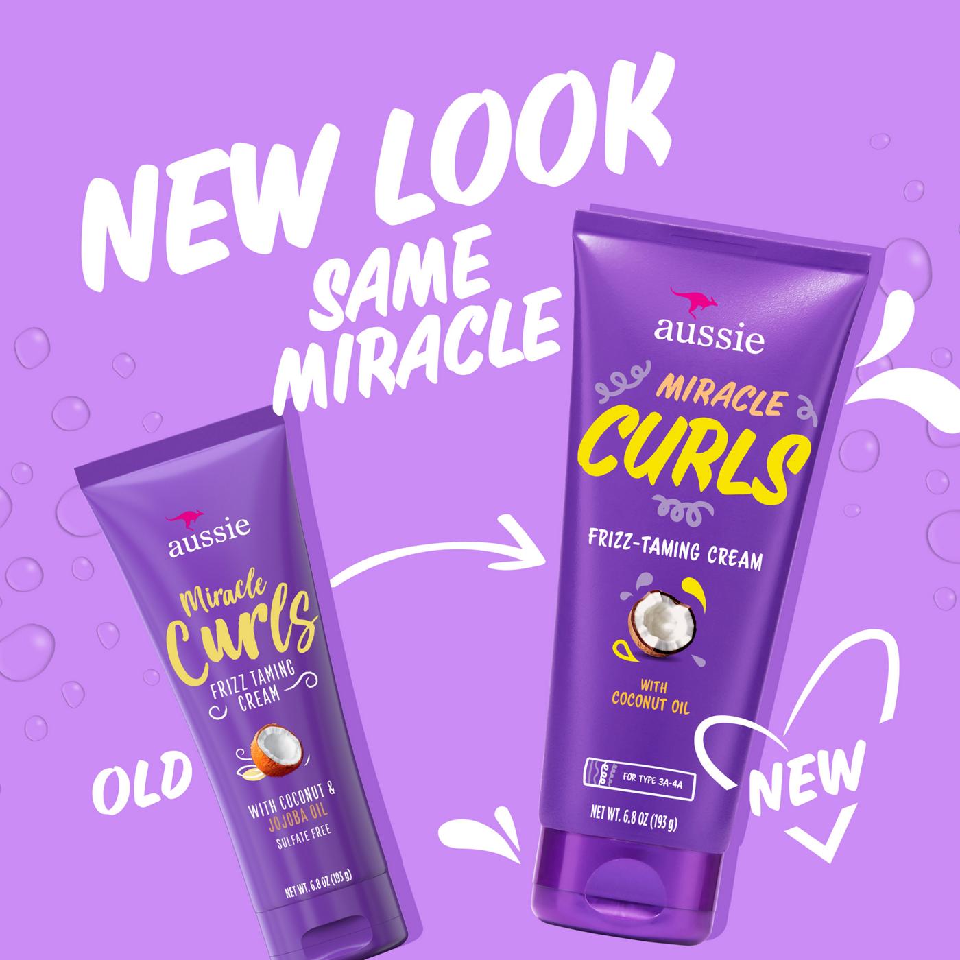 Aussie Miracle Curls Frizz Taming Cream; image 5 of 11