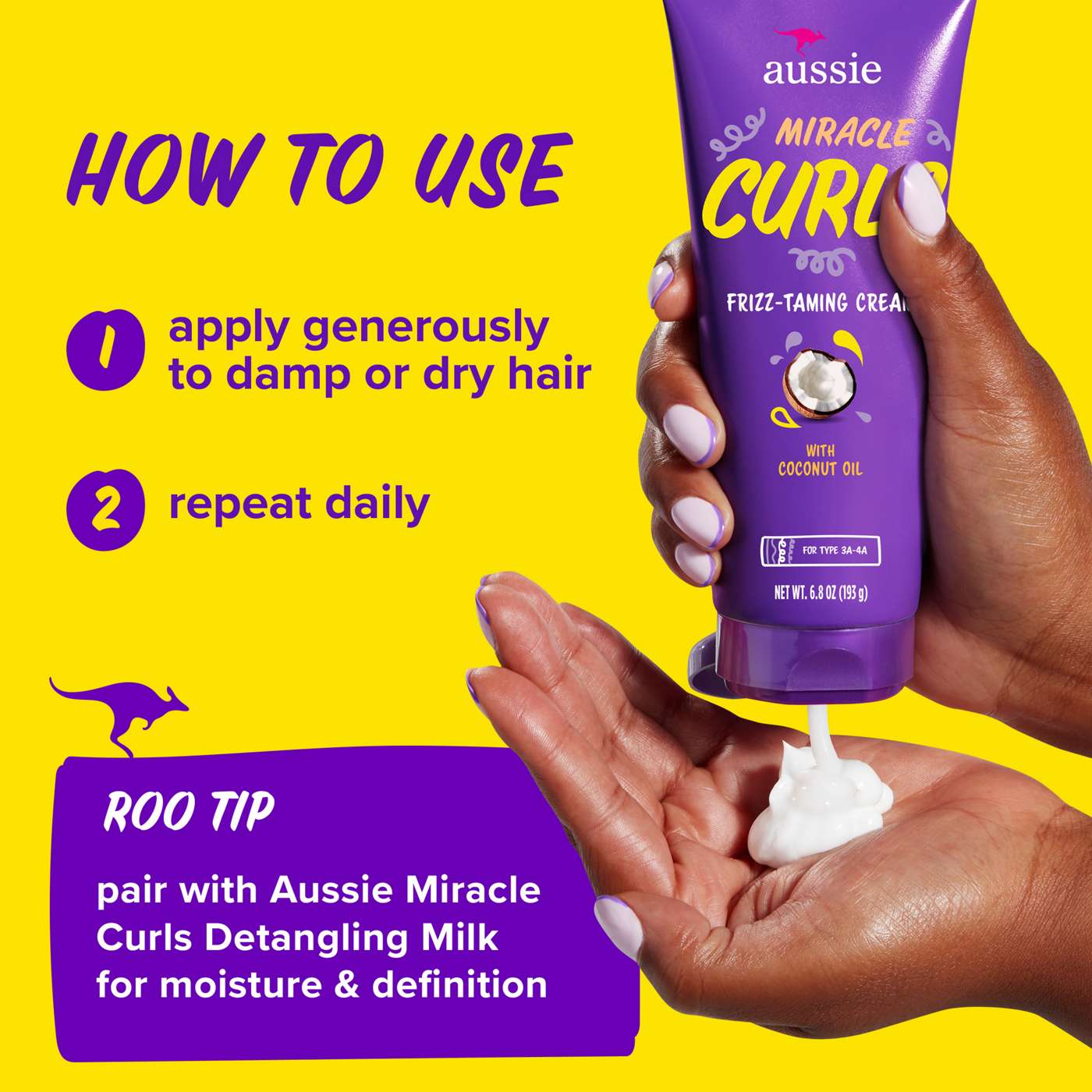 Aussie Miracle Curls Frizz Taming Cream; image 7 of 11
