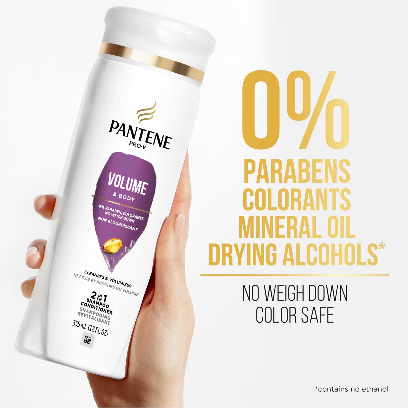 Pantene Pro-V Volume & Body 2 in 1 Shampoo + Conditioner; image 8 of 8