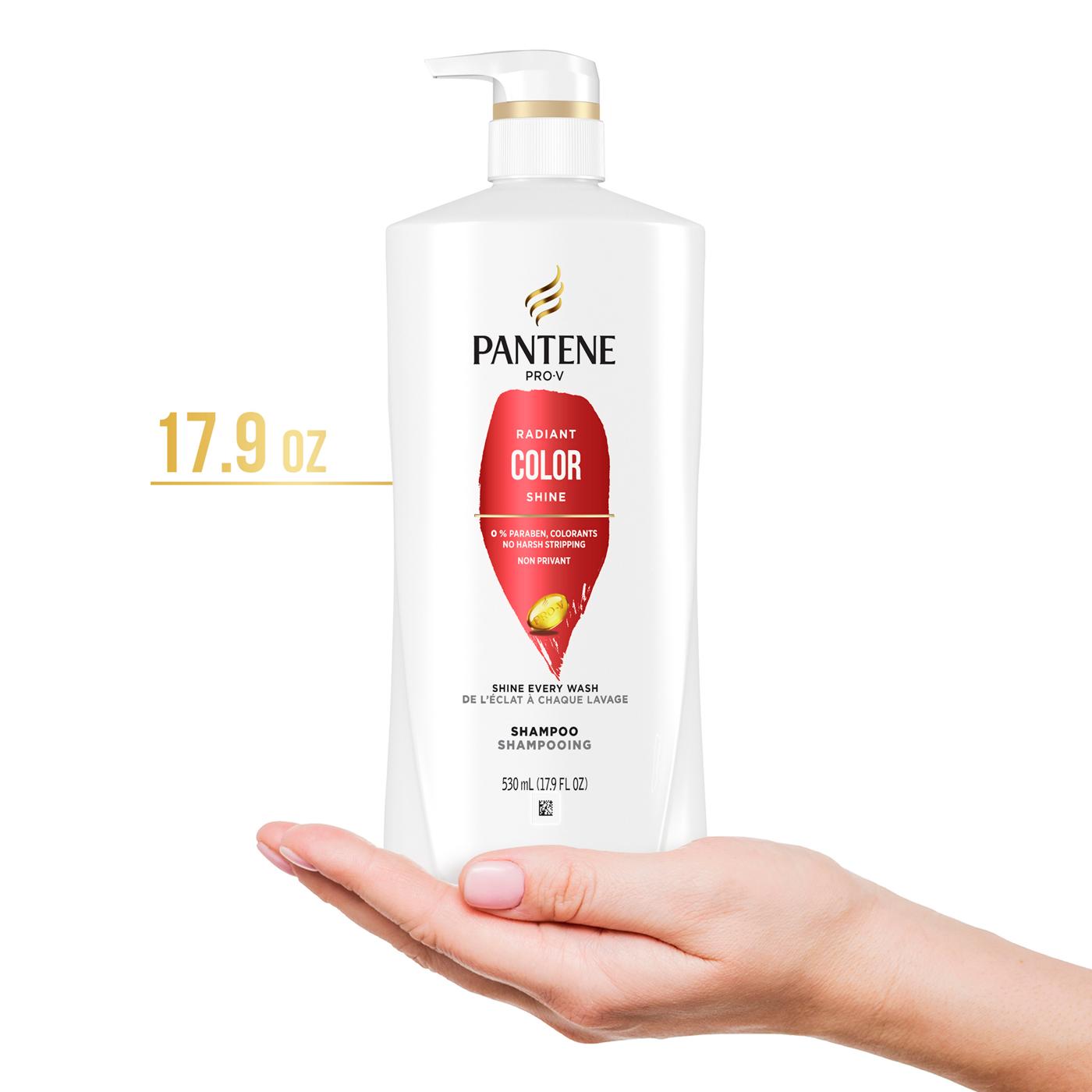 Pantene Pro-V Radiant Color Shine Shampoo; image 2 of 10